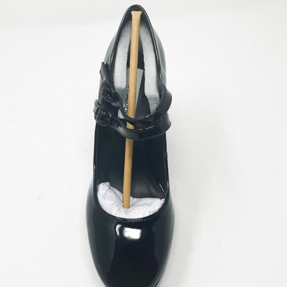 NEW IN BOX Steve Madden MARY JANE SHOE Tiara Heel Black Patent * VARIOUS SIZES - Picture 6 of 11